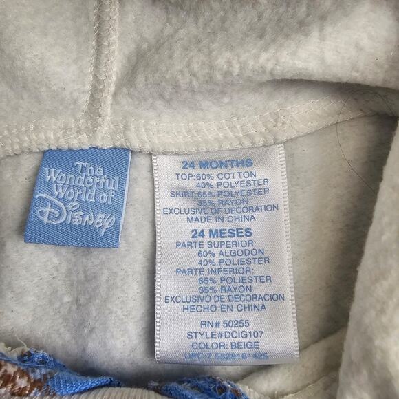 CINDERELLA HOODED DRESS 24 months - Picture 7 of 8